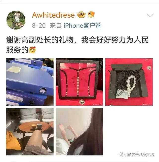 » 16. 江苏互联网举报中心回应“高副处长的礼物”相关微博：正在调查“谢谢高副处长的礼物，我会好好努力为人民服务的”“景科长知道我心情不好送的礼物超好看的小香蕉”“有幸在一众正科和副处级干部中拥有小小的一席之地”……近日，IP地址为江苏的新浪微博用户@Awhitedrese 发布的系列微博引发舆论关注