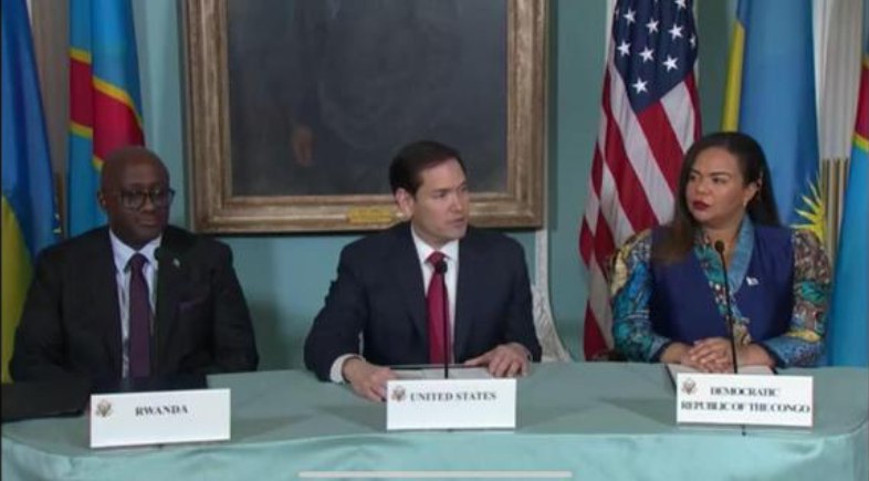 » 5、卢旺达与刚果（金）在美国签署和平协议当地时间6月27日，卢旺达与刚果（金）在美国华盛顿签署了和平协议，旨在结束刚果（金）东部长期持续、已造成数千人死亡的武装冲突