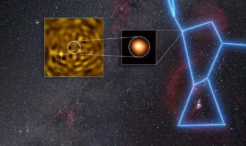 » 7、人类拍摄到猎户座参宿四伴星夜空中最著名的恒星之一——参宿四，或许并非“独居”