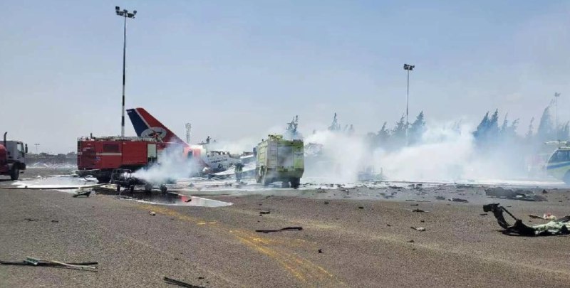 » 8、以色列炸毁胡塞武装唯一客机新华社科威特城5月28日电（记者尹炣）萨那消息：萨那国际机场总经理哈立德·沙耶夫28日在社交媒体上说，以色列摧毁了也门航空公司在萨那国际机场运营的最后一架飞机