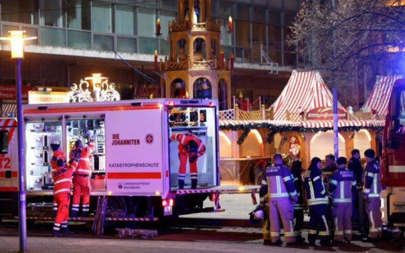 » 4、 沙特移民在德国驾车撞人 死伤数十当地时间20日晚间，德国萨克森-安哈尔特州首府马格德堡一节日市集发生汽车冲撞人群事件