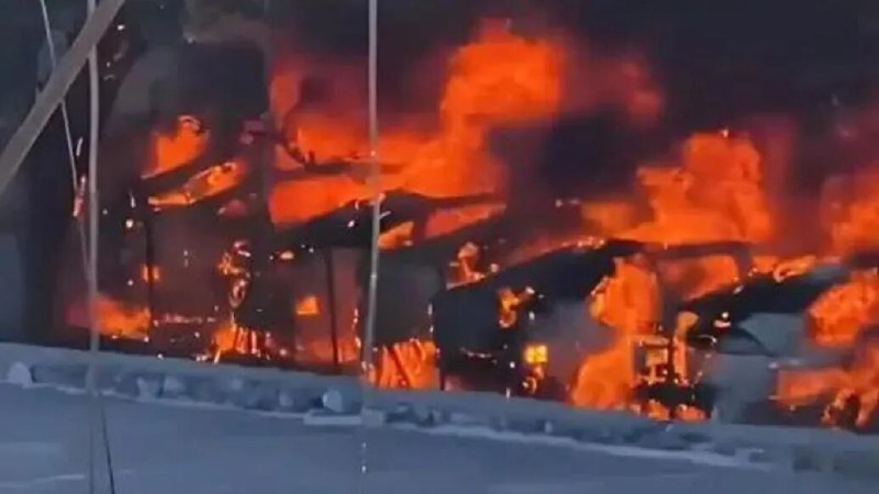 » 3、大连老人点燃杨絮 烧毁20辆电动汽车5月30日，大连一名74岁老人用打火机点燃了路边堆积的部分杨絮，火情瞬间失控引燃了旁边停放的20辆新能源汽车